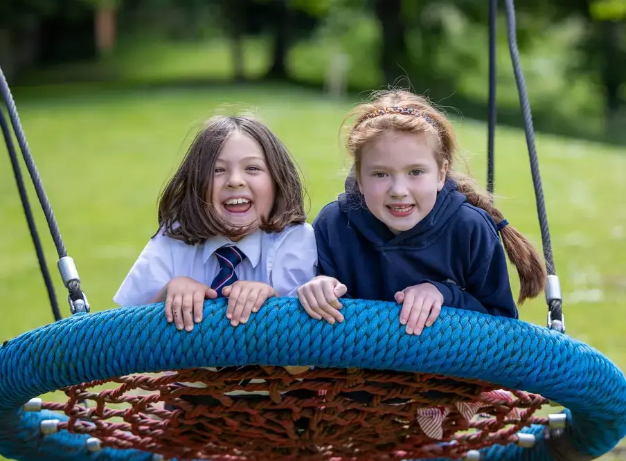 Pupils at the Junior School of King Edward's School, Bath, a leading independent co-educational school for 3-18yrs in south west England