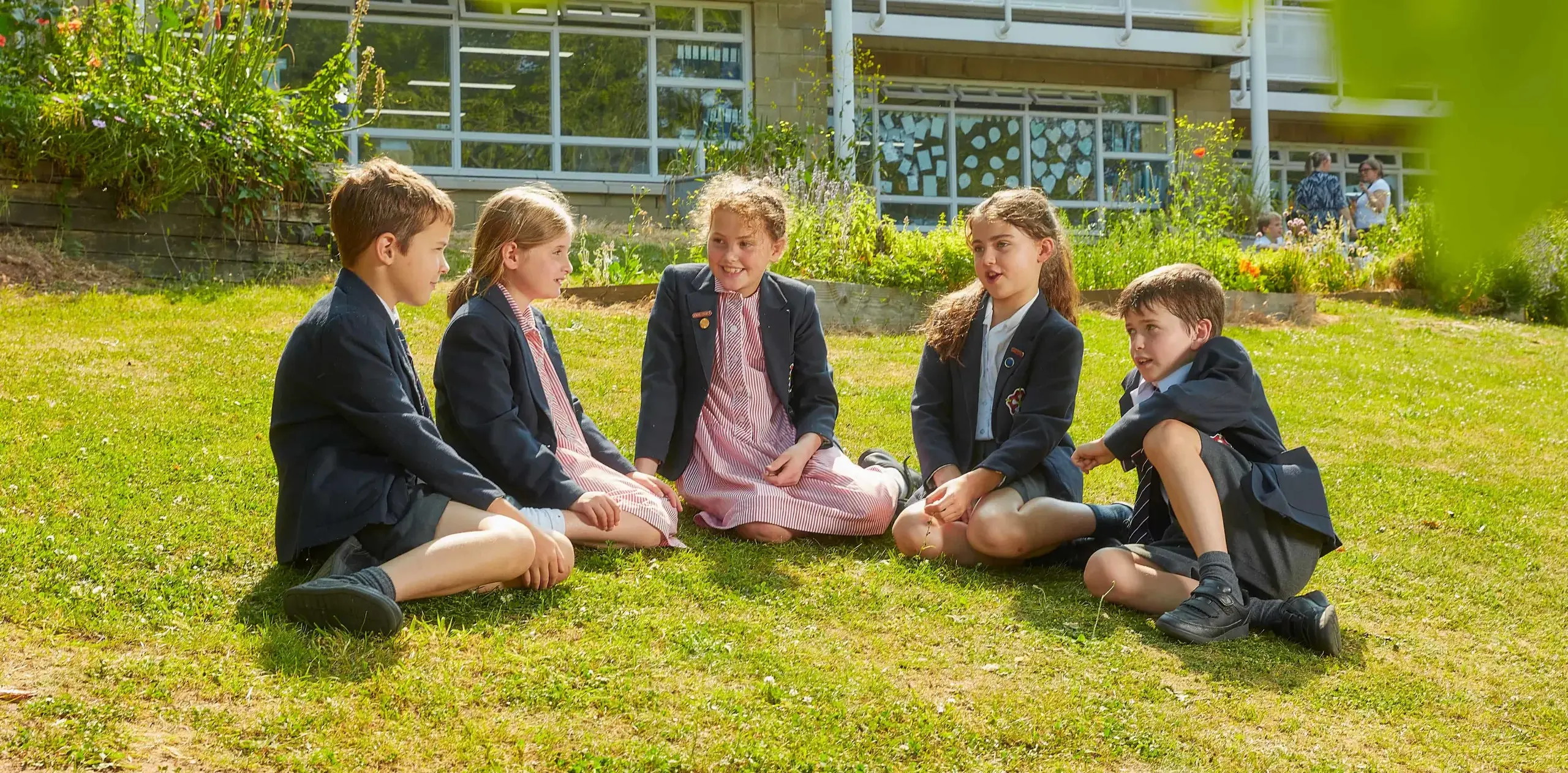 Pupils at the Junior School of KES Bath, a leading private co-educational school for 3-18yrs in south west England