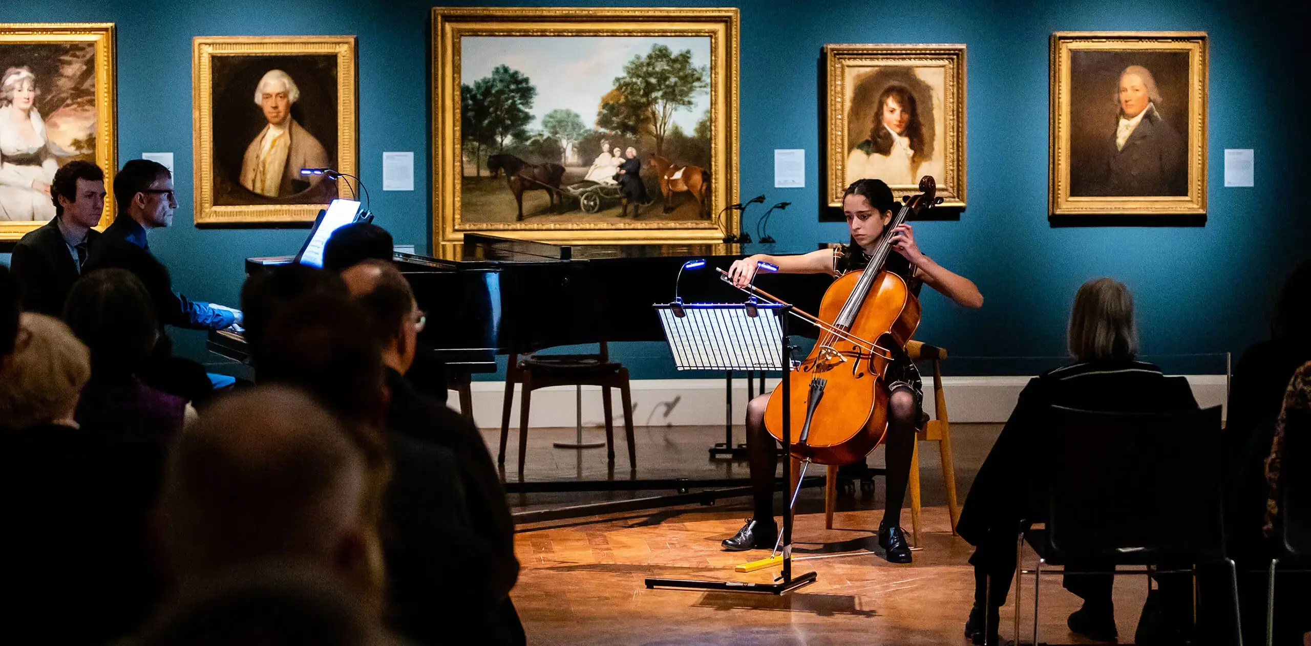 Pupil in a musical performance at KES Bath