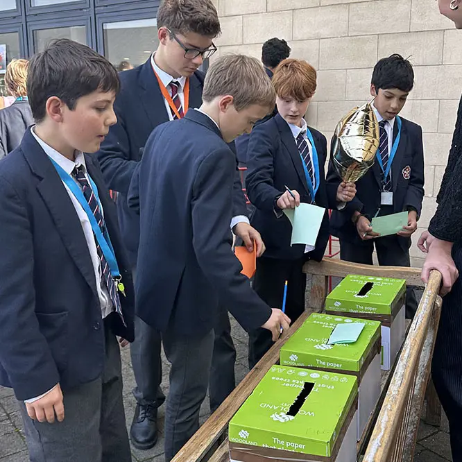 Mock Elections and Democracy in Action at KES