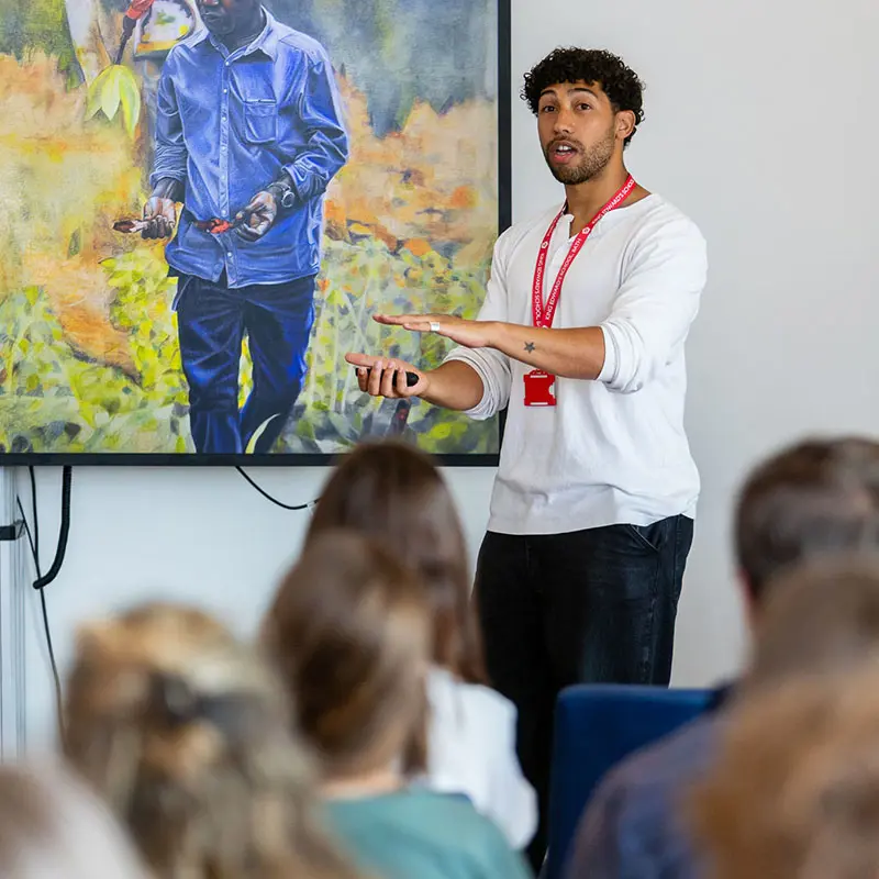 Art Exhibition at KES Welcomes Joshua Donkor